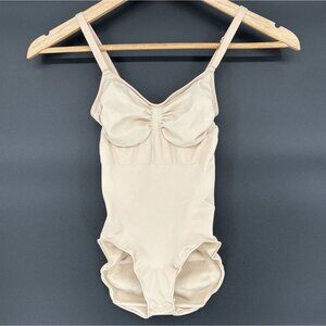 Skims Women's Seamless Sculpt Brief Bodysuit L/XL Beige Shapewear Shaping